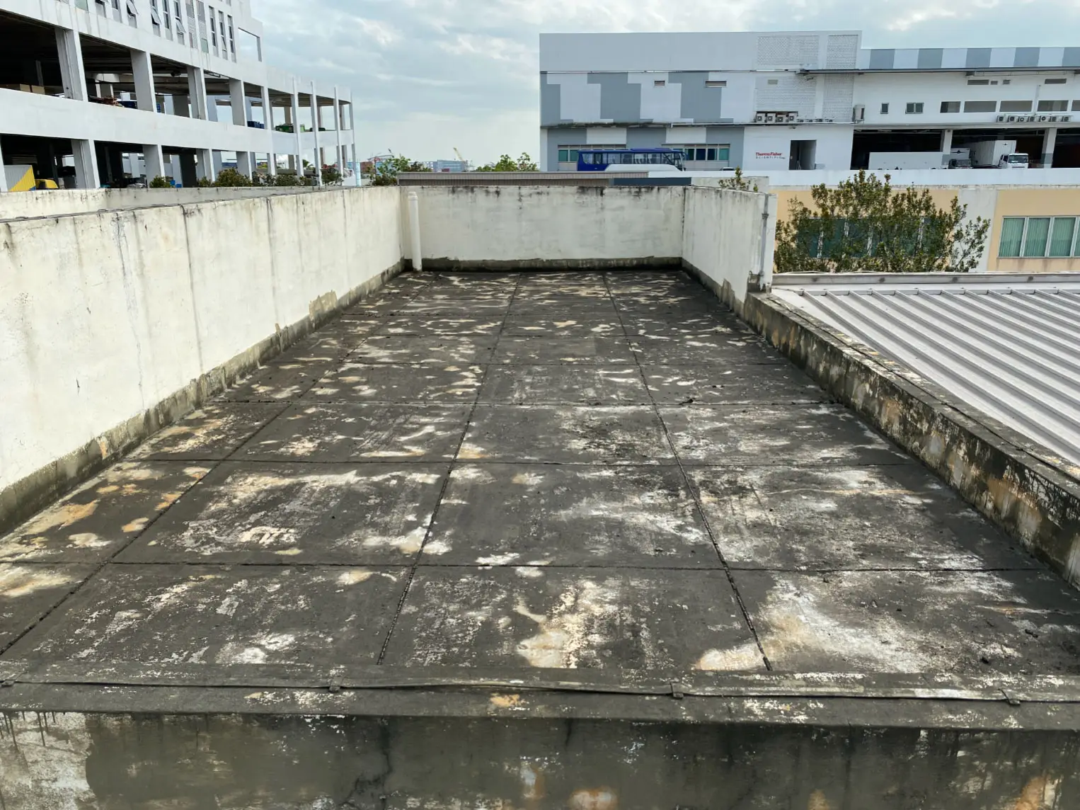 Concrete Roof Repair by Allstar Waterproofing & Services
