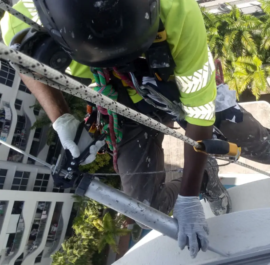 Rope Access Team of Allstar Waterproofing & Services