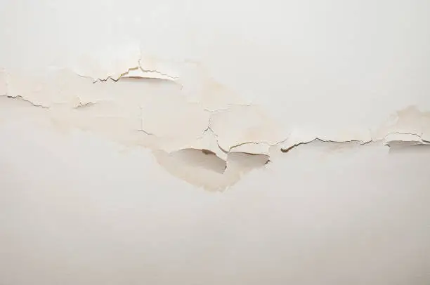 Ceiling Leakage Repair 3 Cracks or bubbling paint on ceiling